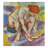 Akt Mit Katze  1910