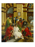 Passions/Sebastians-Altar in StFlorian Dornenkroenung Christi
