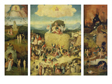 Triptych  the Haywain (Totale  Opened) About 1490