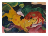 Cows Yellow-Red-Green  1912
