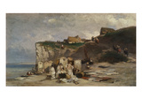 Women Bathing  Dieppe Ii  about 1857