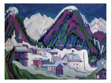 Dorf Monstein Bei Davos  1927