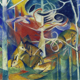 Deer in the Forest I  1913