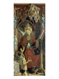 Altarpiece of Four Latin Doctors: Centre Panel  Right Hand Side  Pope Gregory the Great  about 1480