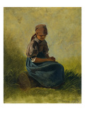Peasant Girl with Folded Hands  1837