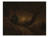 Two Men Looking at the Moon  1819/1820