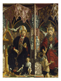 Altarpiece of the Four Latin Doctors  about 1480: Centre Panel  Left Hand Side  St Augustine