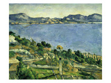 L'Estaque Landscape in the Gulf of Marseille  about 1878/79