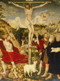 Altar Der Peter- Und Paulkirche in Weimar Mitteltafel: Christus Am Kreuz