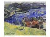 Lake Walchen (The Yellow Meadow)  1921