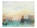 Venice with a First Crescent Moon