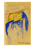 Der Traumfelsen  1913 Auf Postkarte an Else Lasker-Schueler