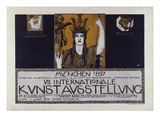 Original Poster for the Vii International Art Exhibition 1897