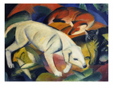 Three Animals (A Dog  a Fox  and a Cat)  1912