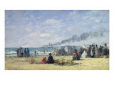 Strandleben in Trouville  1868