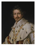 King Ludwig I of Bavaria in Coronation Regalia (Half-Portrait)  about 1826