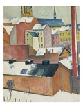 Marienkirche Im Schnee  1911