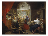 Las Hilanderas (The Fable of Arachne  or the Tapestry Weavers)  about 1657