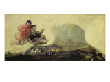 The Witches' Sabbath (Black Painting from the Quinta Del Sordo) 1820-23