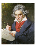 Portrait Ludwig Van Beethoven While Composing Missa Solemnis  Bonn