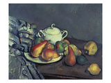 Still Life with Sugar Can  Pears and Tablecloth
