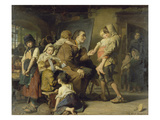Pestalozzi Bei Den Waisenkindern in Stans  1879