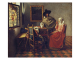 The Glass of Wine  about 1660/61