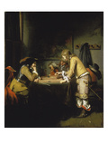 Soldiers Playing Tric-Trac