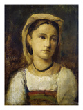 Bildnis Eines Italienischen Maedchens  um 1870