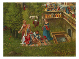 Susanna Im Bade Und die Steinigung Der Alten Detail: Badeszene Am Brunnen
