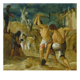 The Frankfurt Altarpiece of the Exaltation of the True Cross: the Digging for the Cross