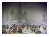 The Abolition of Serfdom in 1861  from the 'slav Epic'  1914