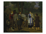 The Count of Habsburg and the Priest  1810