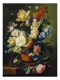 Flower Still Life with Bird's Nest  1785