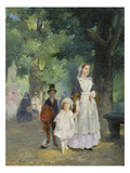 Spaziergang in Den Tuillerien  1855