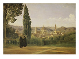 View of Florence from the Boboli Gardens  about 1835/40