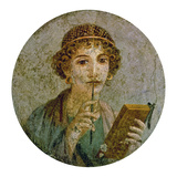 Portrait of a Young Girl with Pen and Writing Tablet