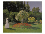Lady in the Garden  1867