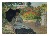 Camille Monet with Son and Nanny in the Garden  1873