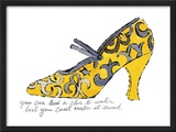 Yellow Pattern Shoe  c1955