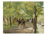 On Horseback in Berlin Tiergarten  1915/16