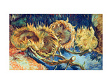 Four Cut Sunflowers  1887