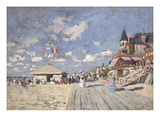 At the Beach of Trouville  1870