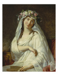 A Crowned Vestal Virgin