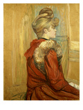 Girl in a Fur  Miss Jeanne Fountain  1891