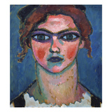 Youn Girl with Green Eyes  about 1910