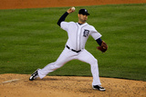 Detroit  MI - Oct 27: Detroit Tigers v San Francisco Giants - Anibal Sanchez