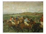 Before the Race (Course De Gentlemen)  1862