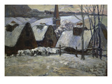 Breton Village in Winter  1894