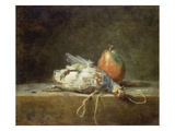 Still Life with Partridge and Pear  1748